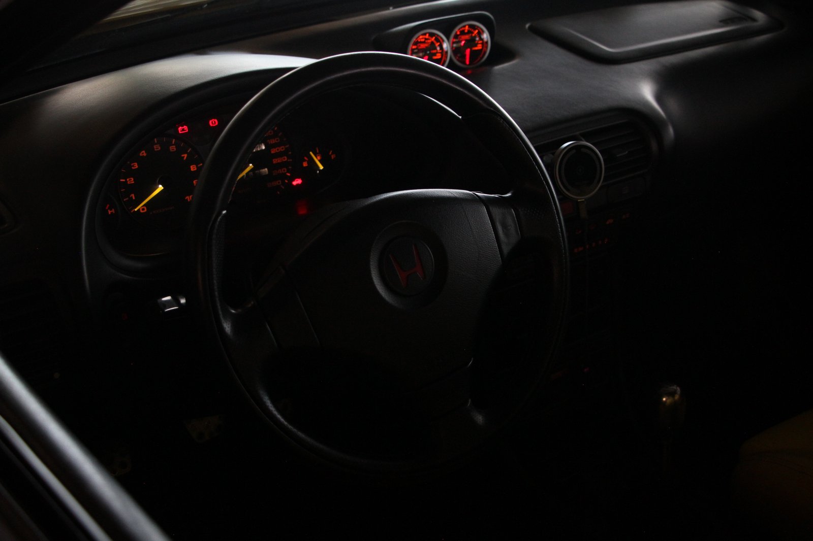 Honda Integra Type R interior with red H badge